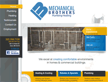 Tablet Screenshot of mechanicalbrothers.com